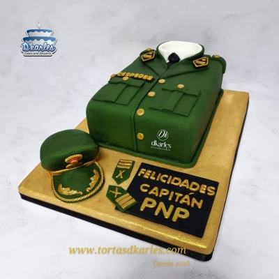 DKarles - Torta Capit�n 04, Oficial, Militar, Polic�a