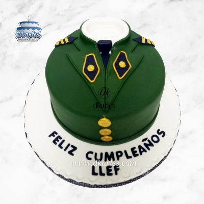 DKarles - Torta Capit�n 05, Oficial, Militar, Polic�a