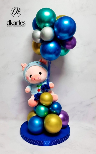 DKarles Obsequios - Chanchita en �rbol de globos 03