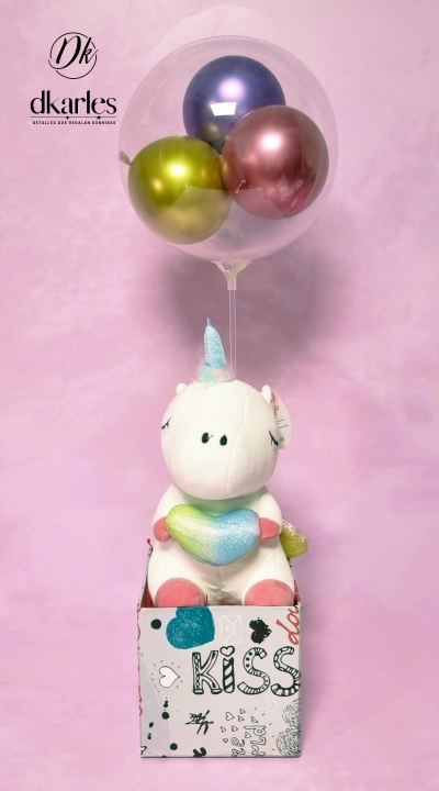 DKarles Obsequios - Unicornio y globos
