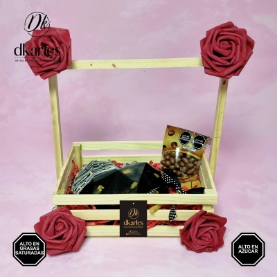 DKarles Obsequios - Coraz�n Sorpresa de Chocolate Valentine Box - Black Heart