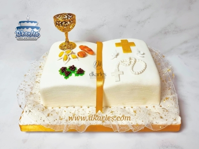 DKarles - Torta Libro de Primera Comuni�n 02