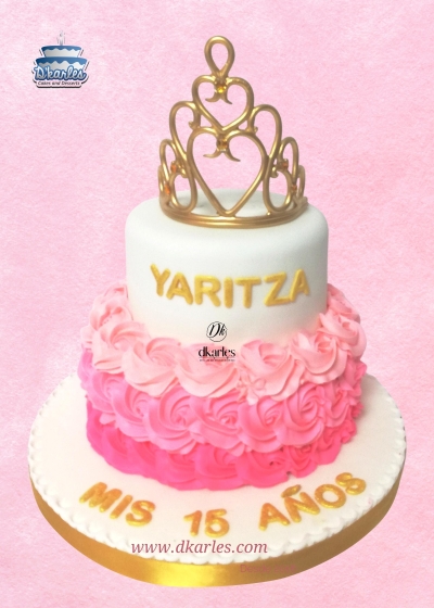 DKarles - Torta Corona con Crema para mi Ni�a