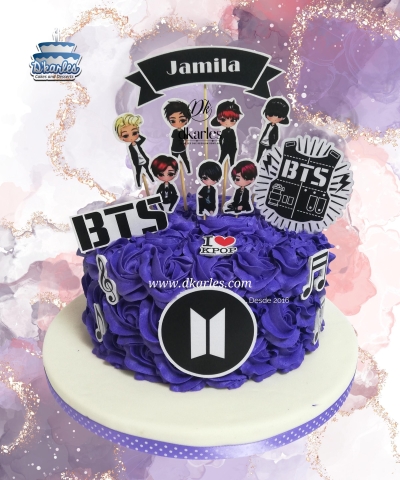 DKarles - Torta BTS, I LOVE KPOP