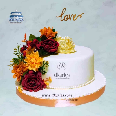 DKarles - Torta Love Rosas de Fantas�a