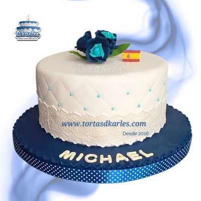 DKarles - Torta Tu Cumplea�os con rosas