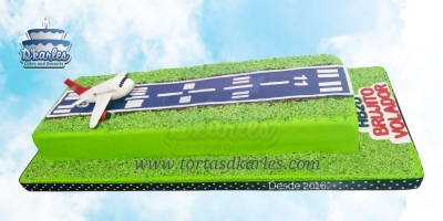 DKarles - Torta Aeropuerto, avi�n, aviador