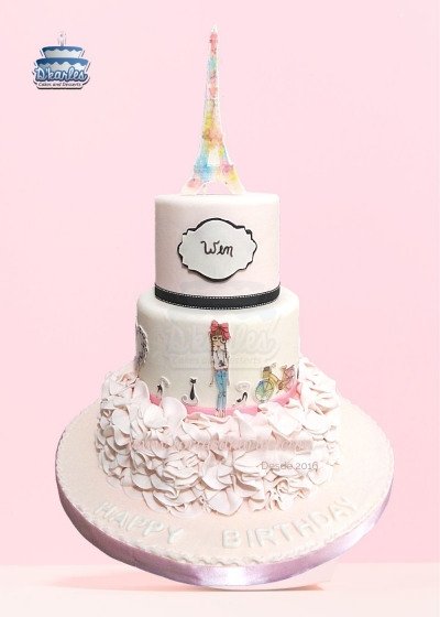 DKarles - Torta Quince a�os en Par�s