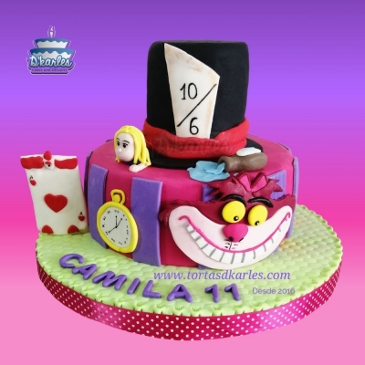 DKarles - Torta Alicia en el pa�s de las maravillas