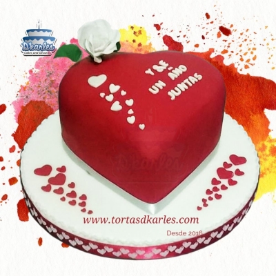 DKarles - Torta Coraz�n con Rosas