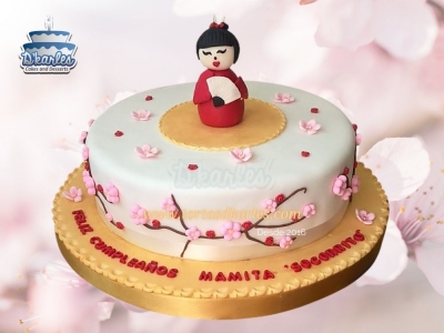 DKarles - Torta Geisha con flores  - Jap�n